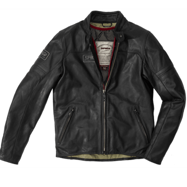 SPIDI VINTAGE PELLE NERO,Giacca Pelle SPIDI